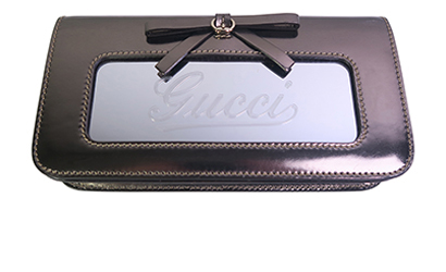 Metallic Mirror Clutch, front view